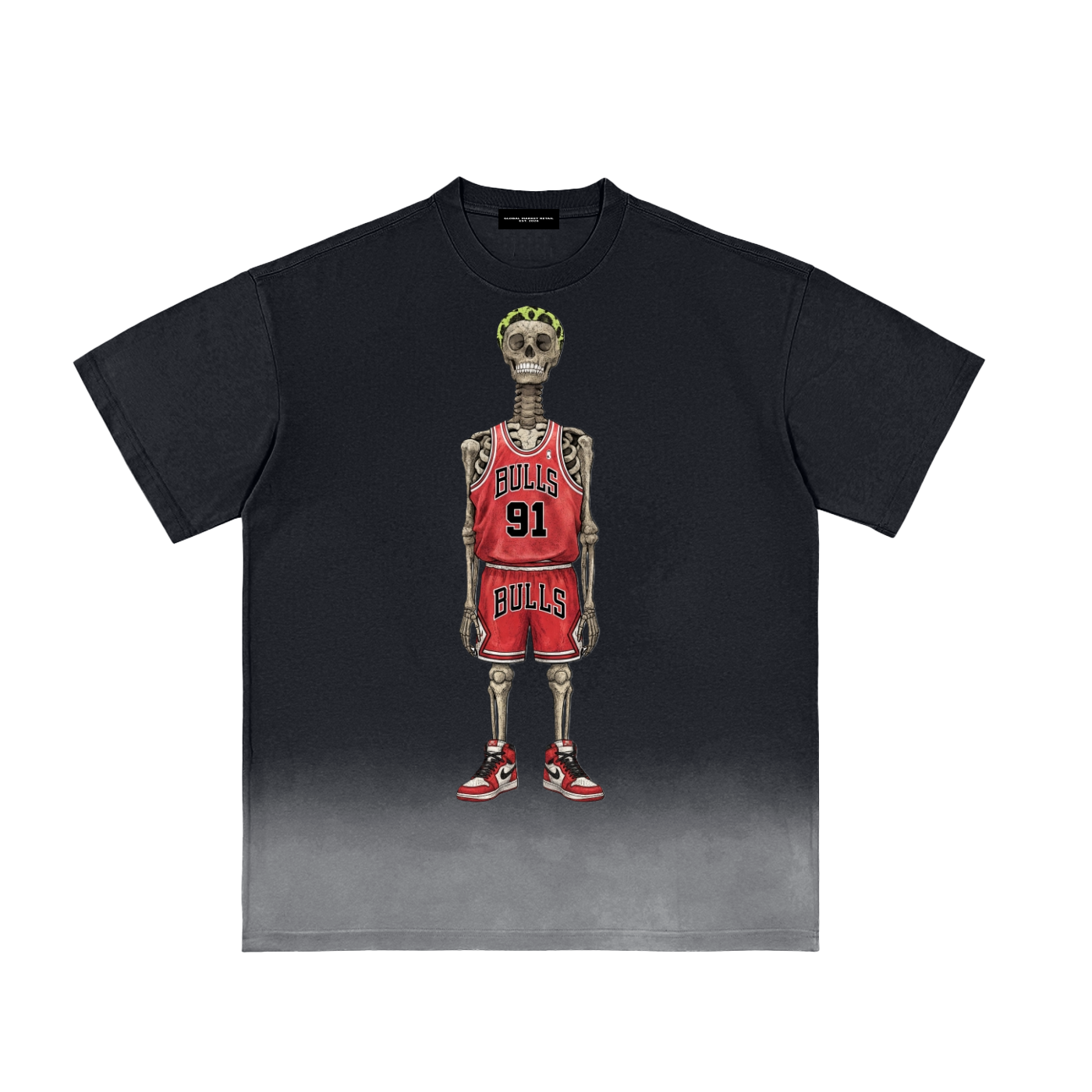 Chicago Bulls Skeleton Tee