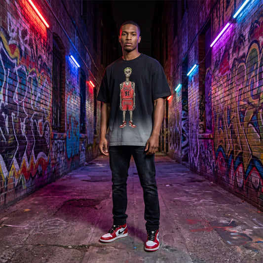 Chicago Bulls Skeleton Tee